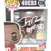Jerry Rice Autographed San Francisco 49ers NFL Funko Pop #114 BAS 29877