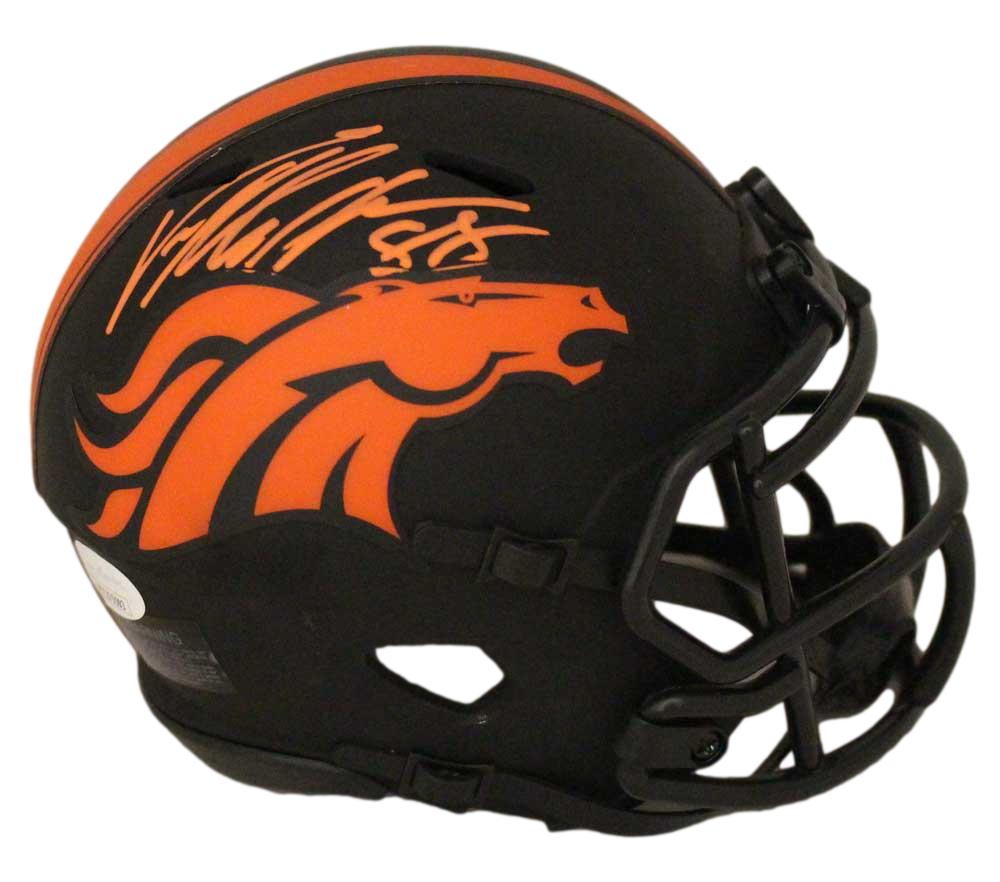 Von Miller Autographed/Signed Denver Broncos Eclipse Mini Helmet JSA 30036