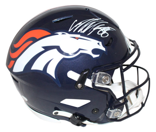 Von Miller Autographed Denver Broncos Authentic Speed Flex Helmet JSA 30038