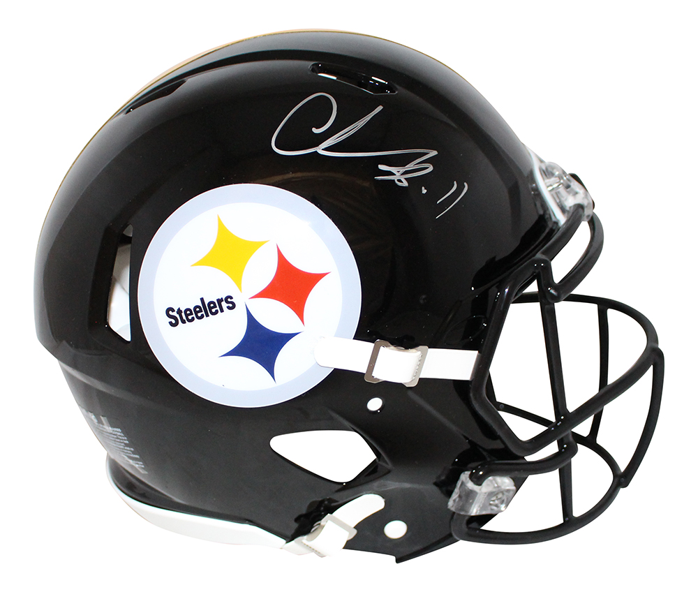 Chase Claypool Signed Pittsburgh Steelers Authentic Speed Helmet BAS 30347