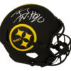 TJ Watt Autographed Pittsburgh Steelers F/S Eclipse Speed Helmet BAS 30412