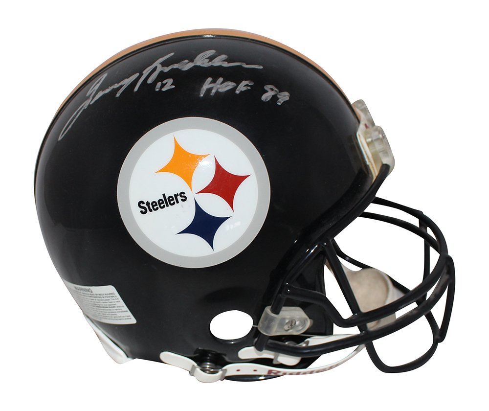 Terry Bradshaw Signed Pittsburgh Steelers Authentic VSR4 Helmet HOF JSA 30909