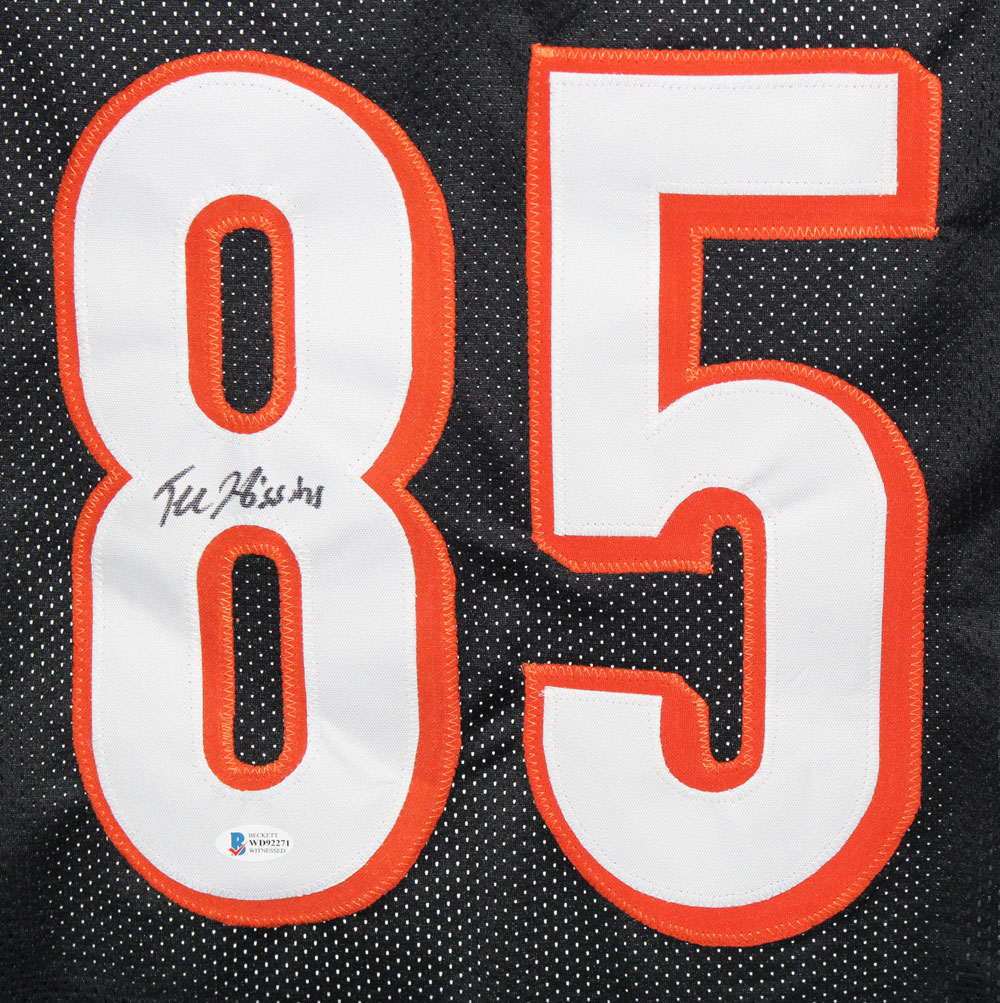 Tee Higgins Autographed/Signed Pro Style Black XL Jersey BAS 29406