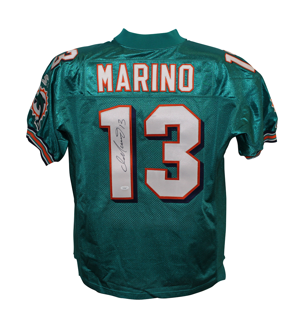 Dan Marino Autographed/ Signed Miami Dolphins Teal Starter 48 Jersey JSA 30914