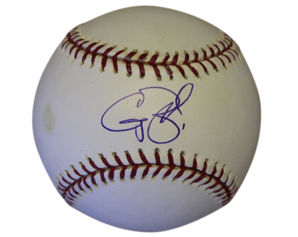Casey Blake Autographed/Signed Cleveland Indians OML Baseball Tristar 30976