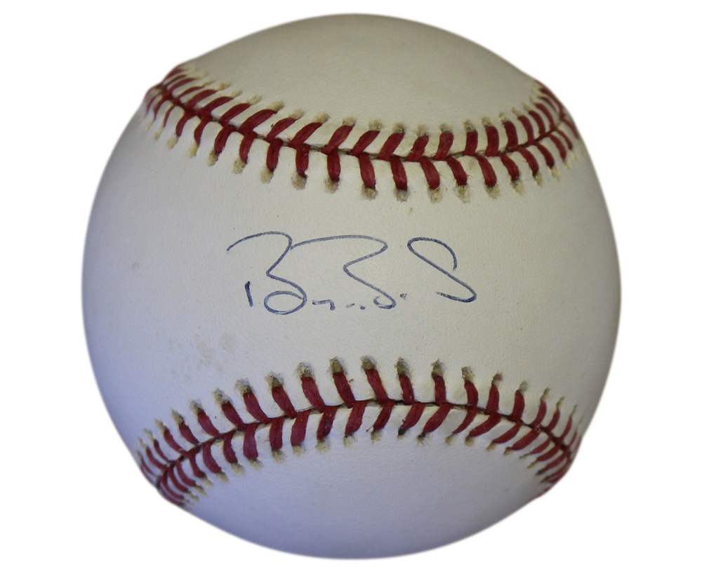 Barry Bonds Autographed San Francisco Giants National League Baseball JSA 30978
