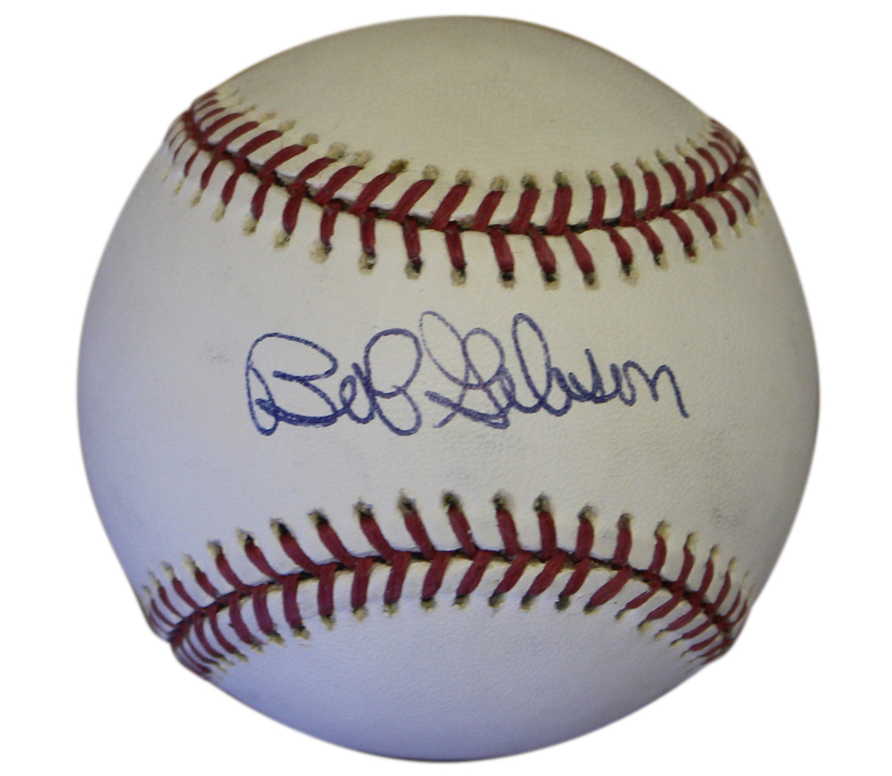 Bob Gibson Autographed/Signed St Louis Cardinals Official Ball JSA 30989