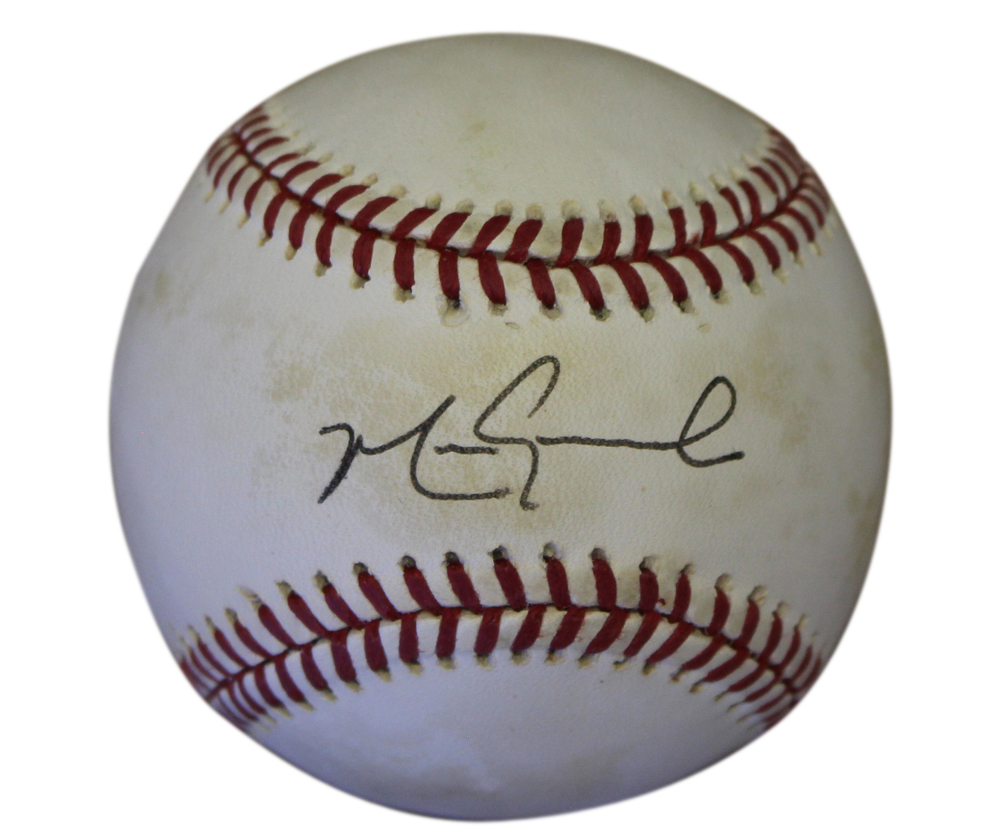 Mark Grace Autographed/Signed Chicago Cubs National League Baseball JSA 30994