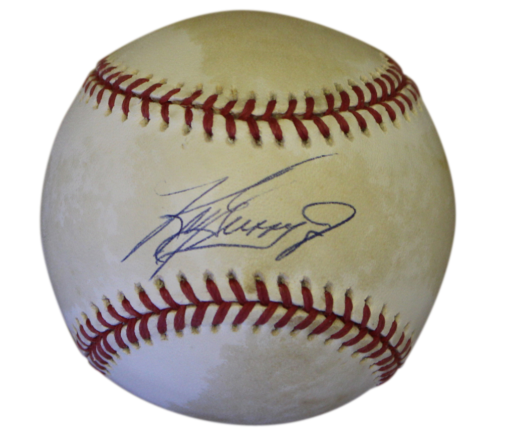 Ken Griffey Jr Autographed Seattle Mariners American League Baseball JSA 30997