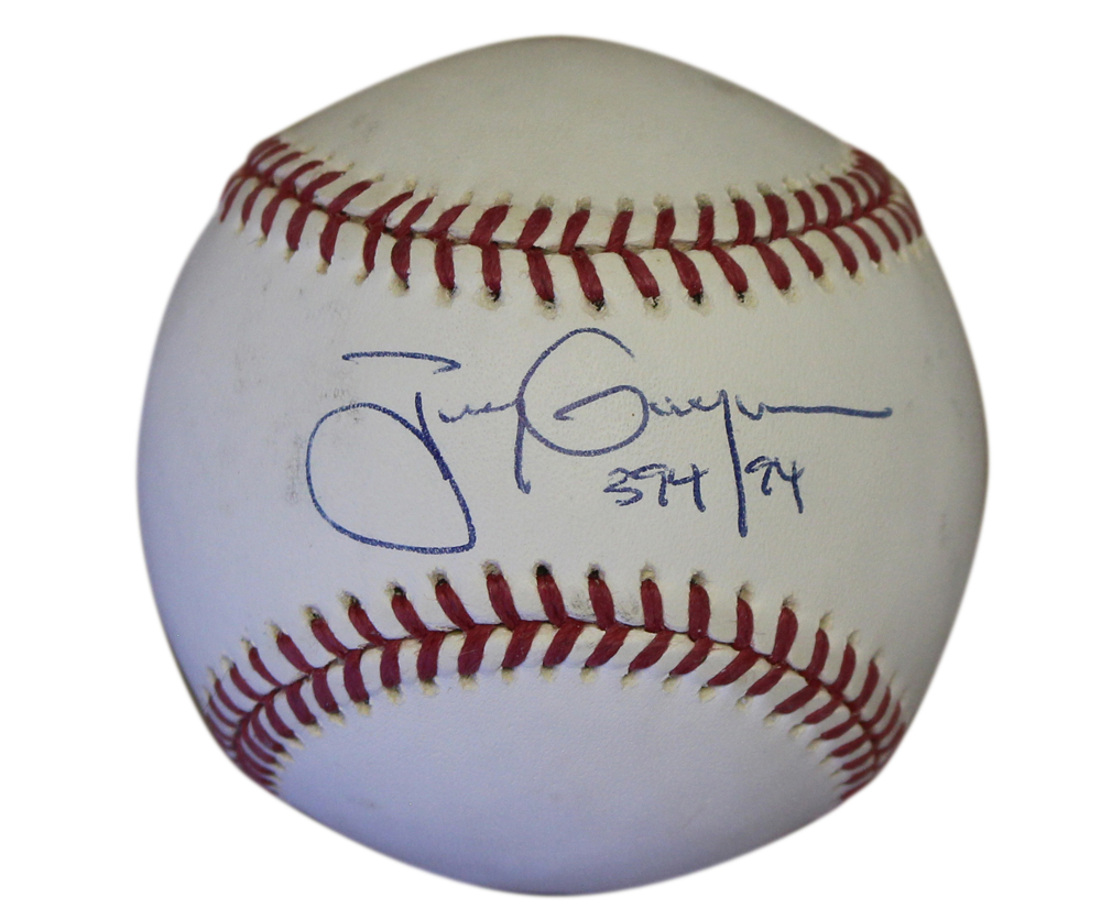Tony Gwynn Signed San Diego Padres Official League Baseball 394-94 JSA 31001