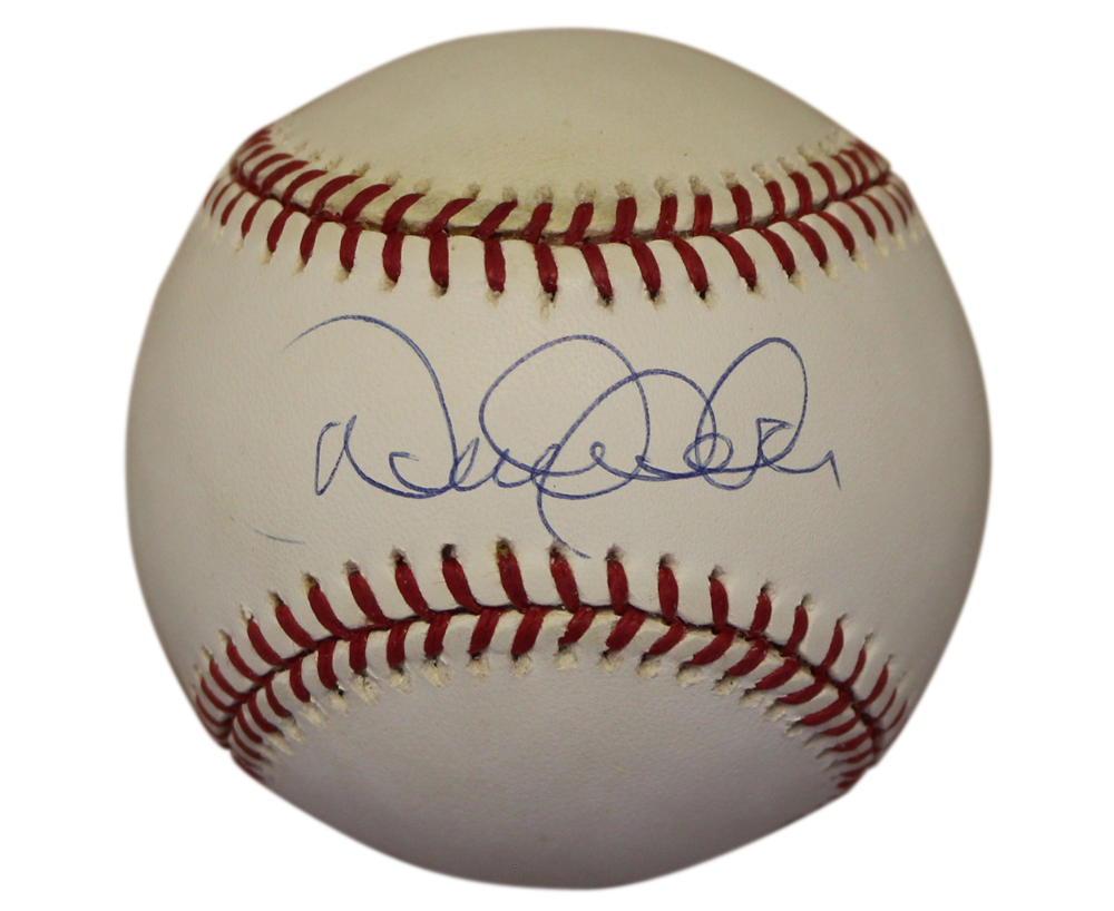 Derek Jeter Signed New York Yankees American League Baseball JSA 31005