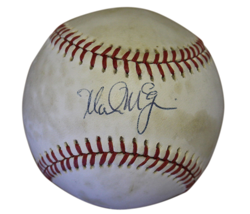 Mark McGwire Autographed St Louis Cardinals American League Baseball JSA 31017