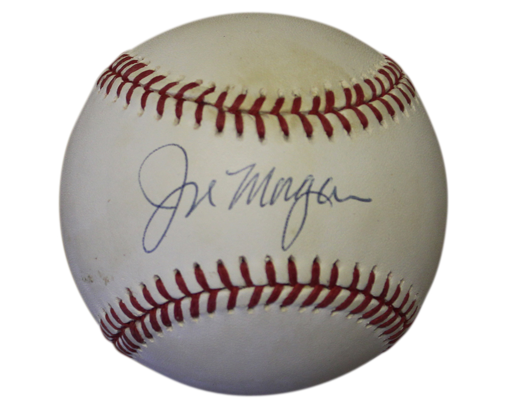 Joe Morgan Autographed/Signed Cincinnati Reds OML Baseball JSA 31020