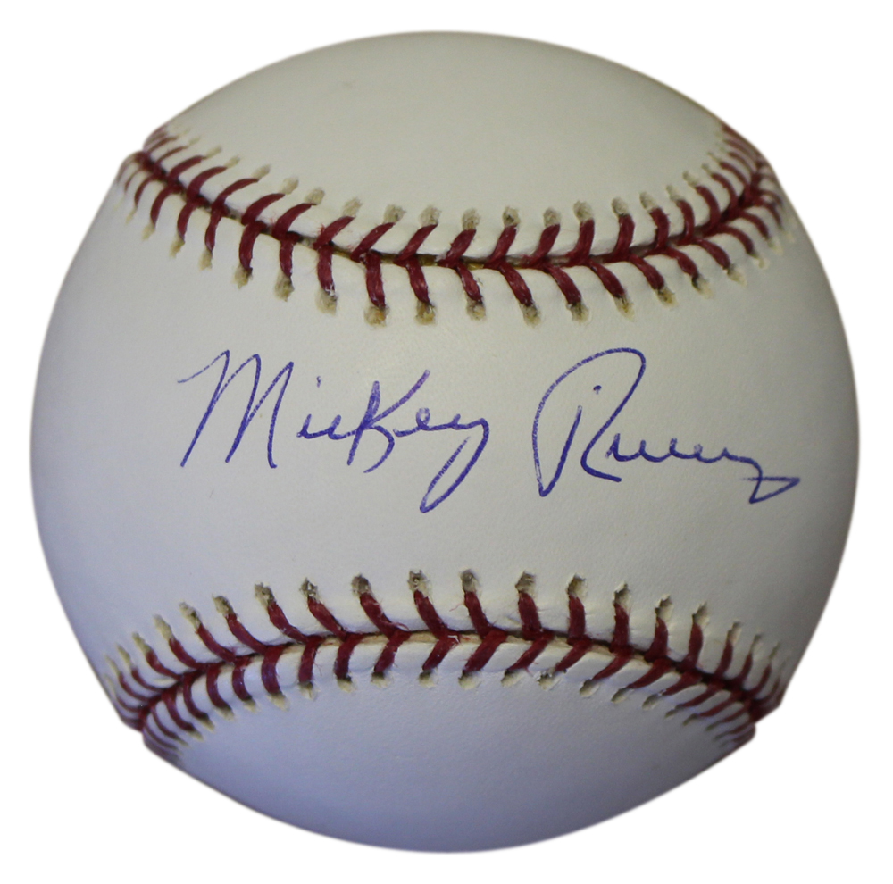 Mickey Rivers Autographed/Signed New York Yankees OML Baseball JSA 31032