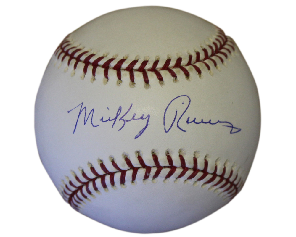 Mickey Rivers Autographed/Signed New York Yankees OML Baseball Steiner 31033