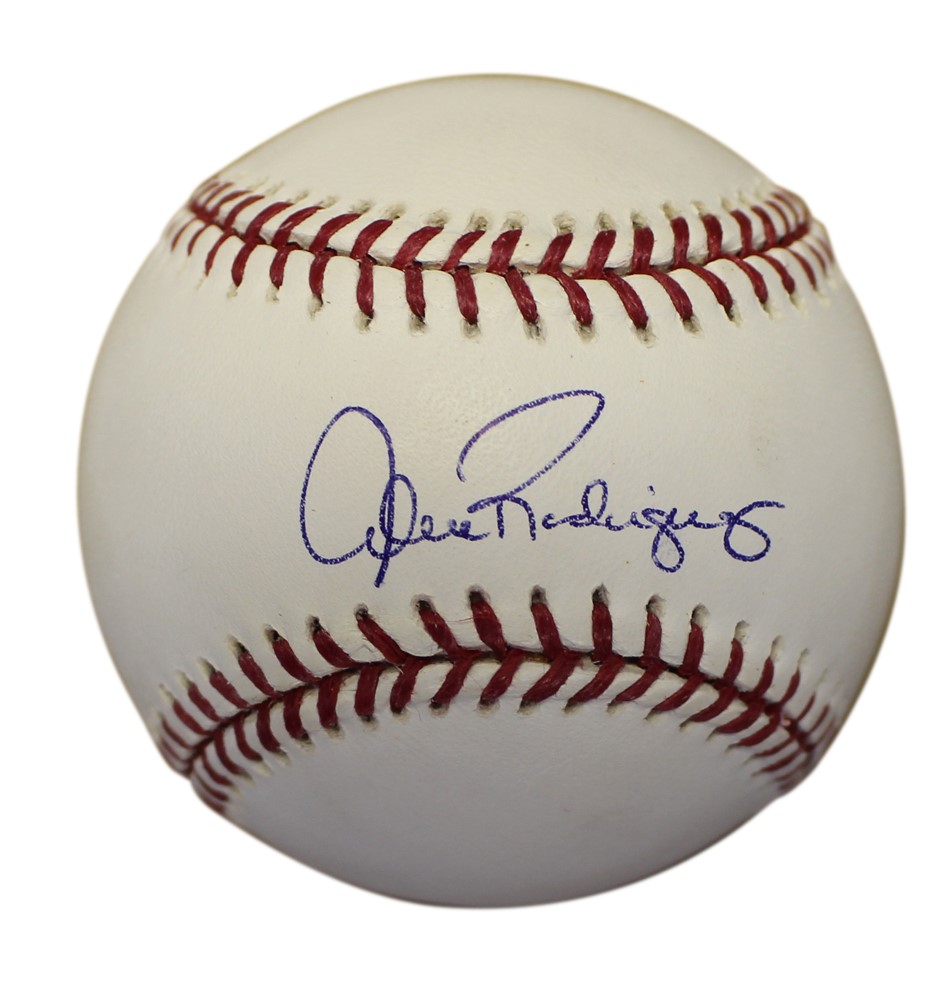 Alex Rodriguez Autograped/Signed New York Yankees OML Baseball JSA 31035