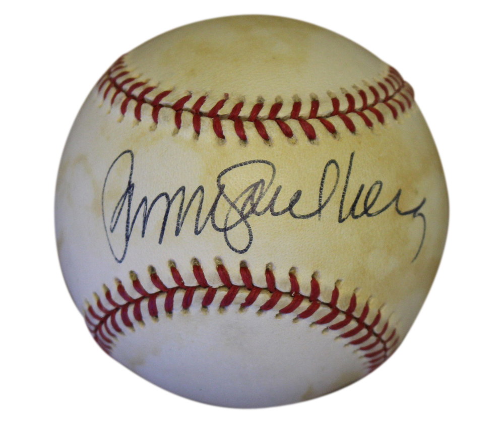 Ryne Sandberg Autographed Chicago Cubs National League Baseball JSA 31040