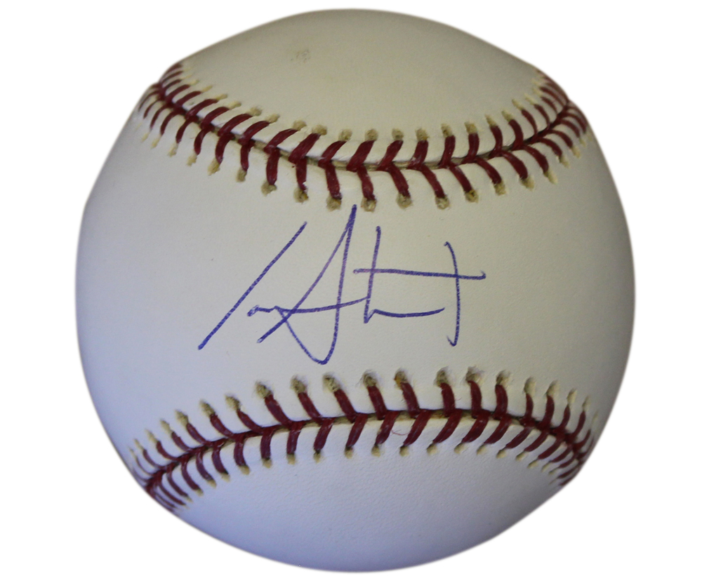 Ian Stewart Autographed/Signed Colorado Rockies OML Baseball Tristar 31048