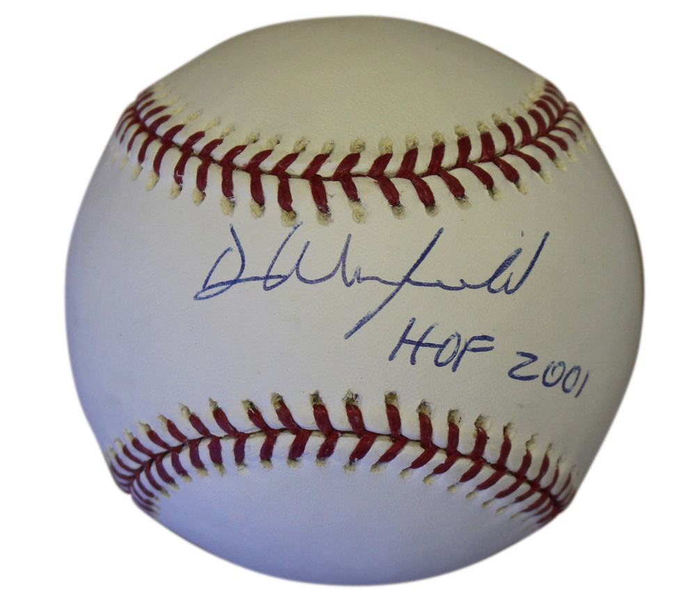 Dave Winfield Autographed New York Yankees OML Baseball HOF Steiner 31052