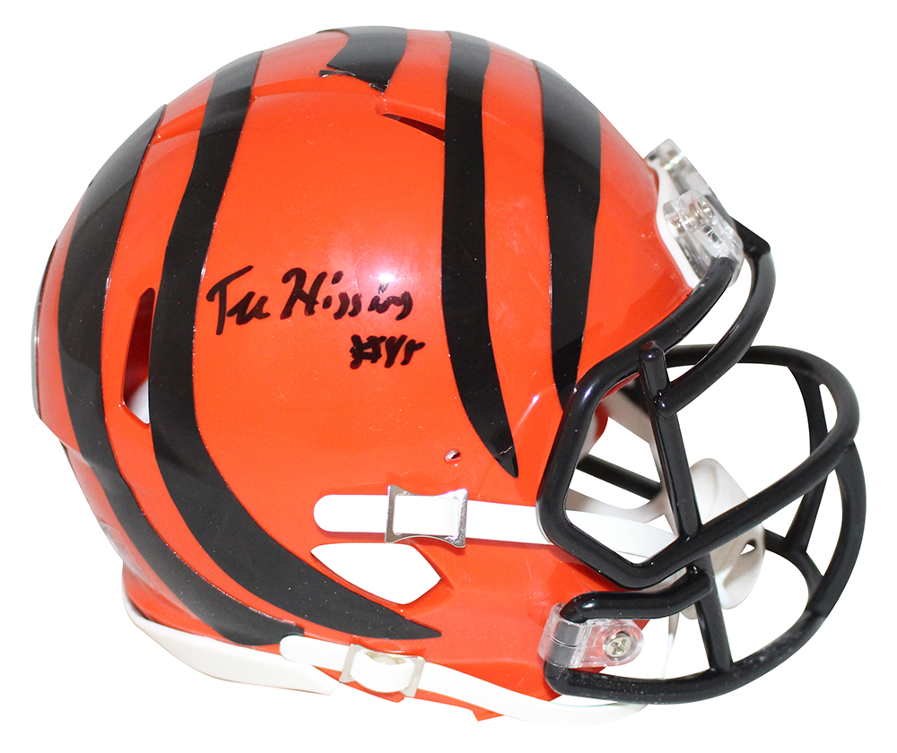 Tee Higgins Autographed/Signed Cincinnati Bengals Speed Mini Helmet BAS 29414