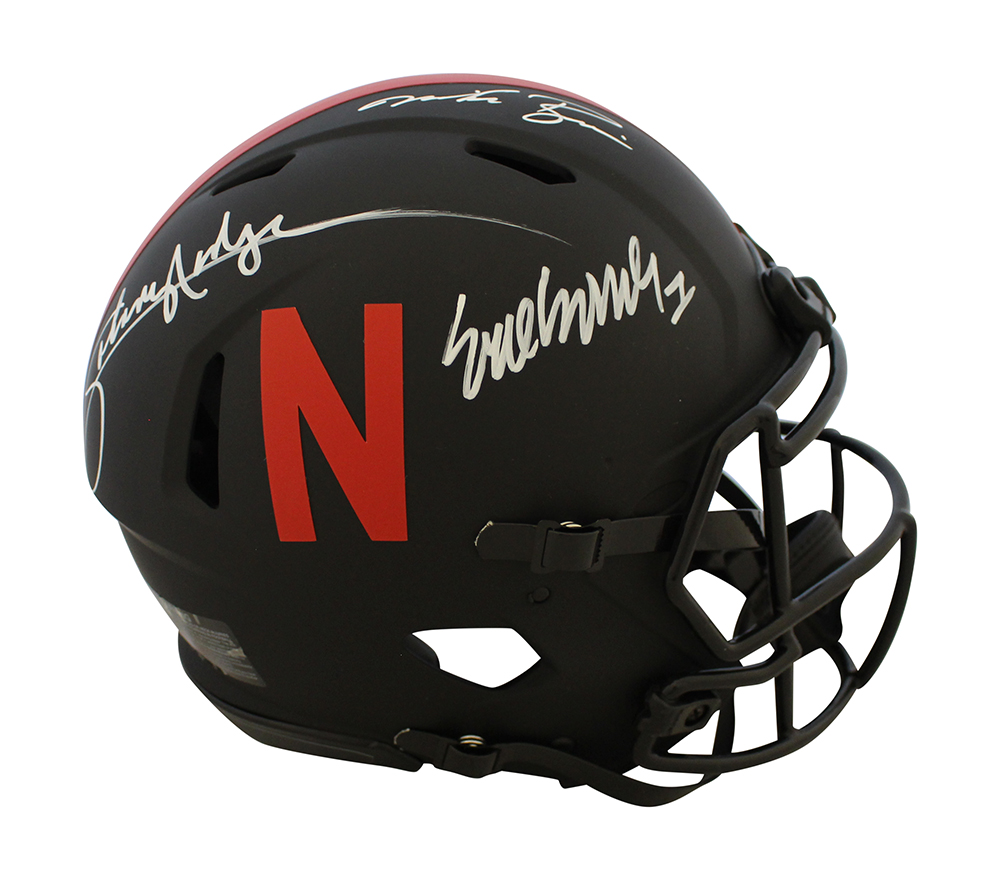 Nebraska Cornhuskers Heisman Signed Authentic Eclipse Speed Helmet JSA 31112
