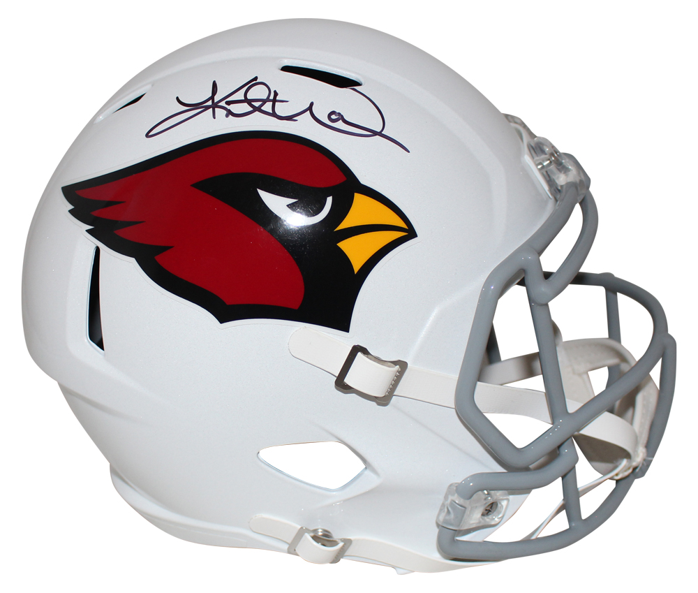 Kurt Warner Autographed/Signed Arizona Cardinals F/S Speed Helmet BAS 31128