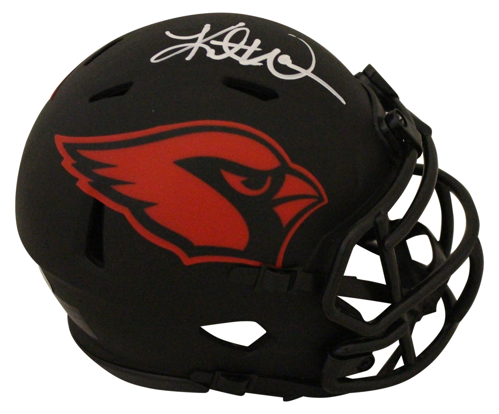 Kurt Warner Autograped/Signed Arizona Cardinals Eclipse Mini Helmet BAS 31136