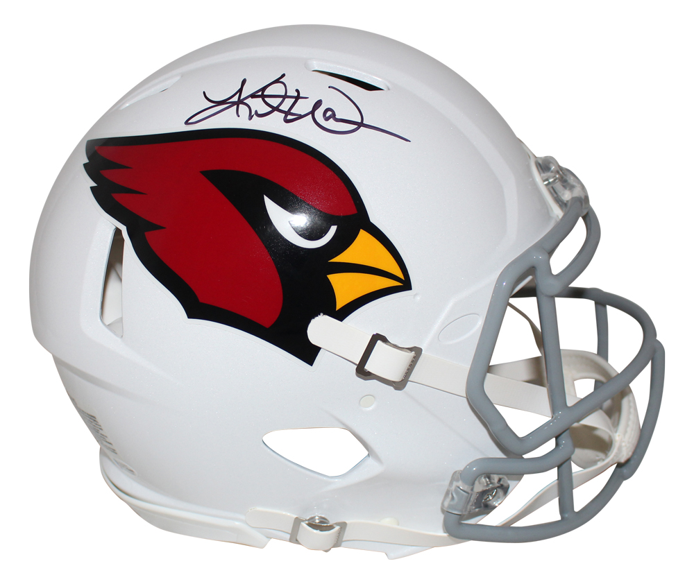 Kurt Warner Autographed Arizona Cardinals Authentic Speed Helmet BAS 31141