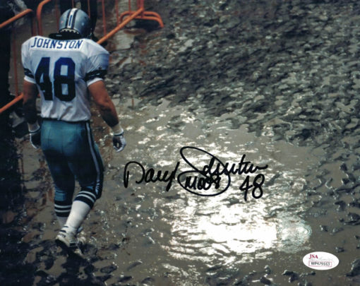 Daryl Johnston Autographed/Signed Dallas Cowboys 8x10 Photo JSA 14661