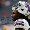 Sammy Watikins Autographed Buffalo Bills 8x10 Photo (Helmet on head) JSA 13749